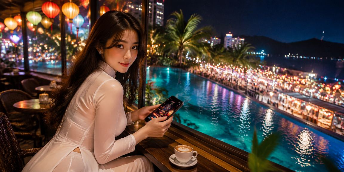 Người dùng Nha Trang đặt cược trực tuyến mặc áo dài truyền thống